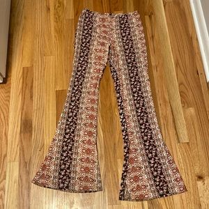 Boho flare pants in great condition!